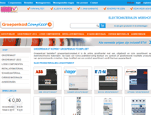 Tablet Screenshot of groepenkastcompleet.nl